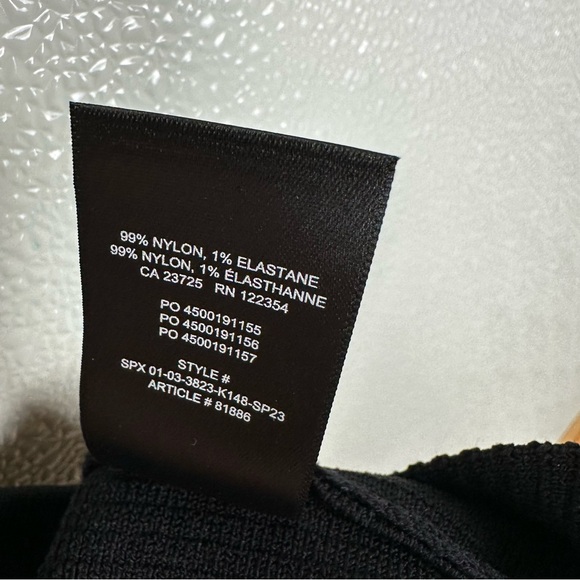 Babaton Sculpt Knit Halter Top Black Ribbed Aritzia Cropped 2XL NWT - Picture 10 of 16